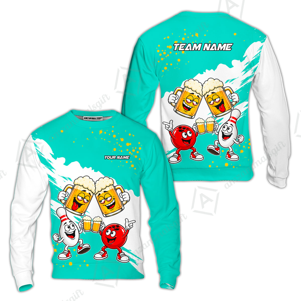 Sweatshirt||Turquoise