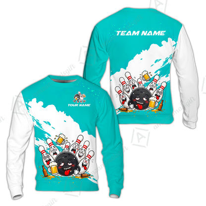 Sweatshirt||Turquoise
