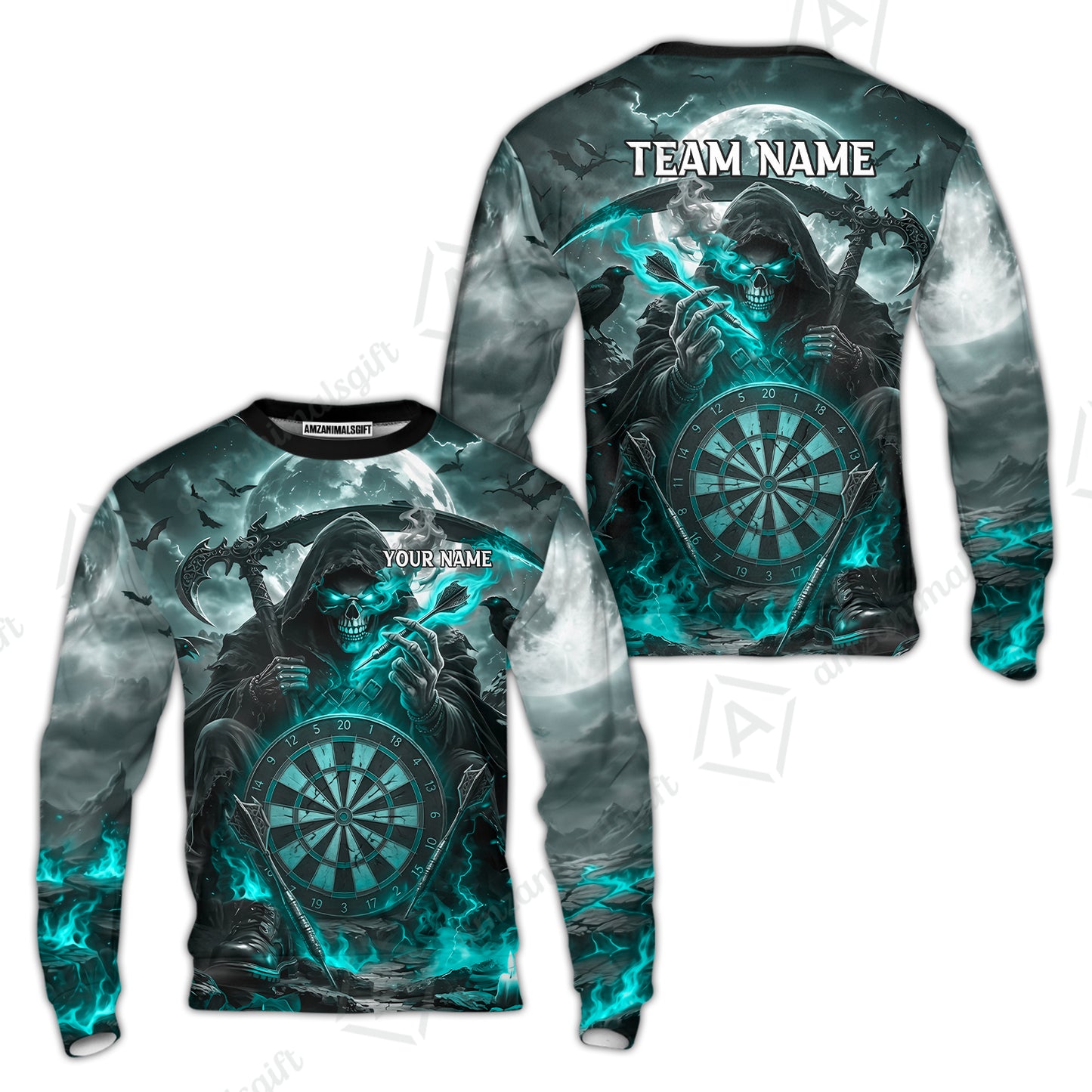 Sweatshirt||Turquoise