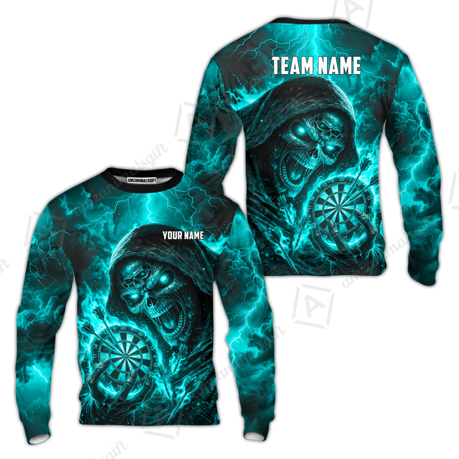 Sweatshirt||Turquoise
