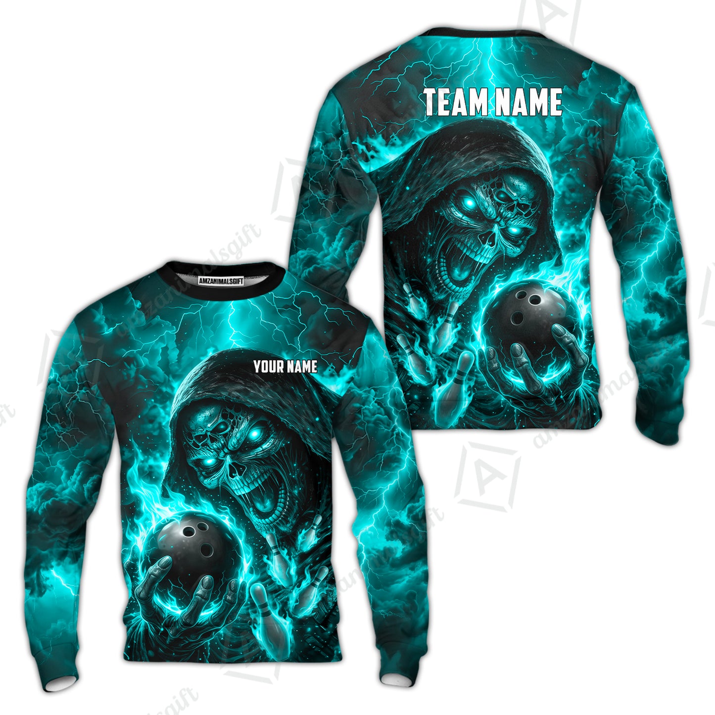 Sweatshirt||Turquoise
