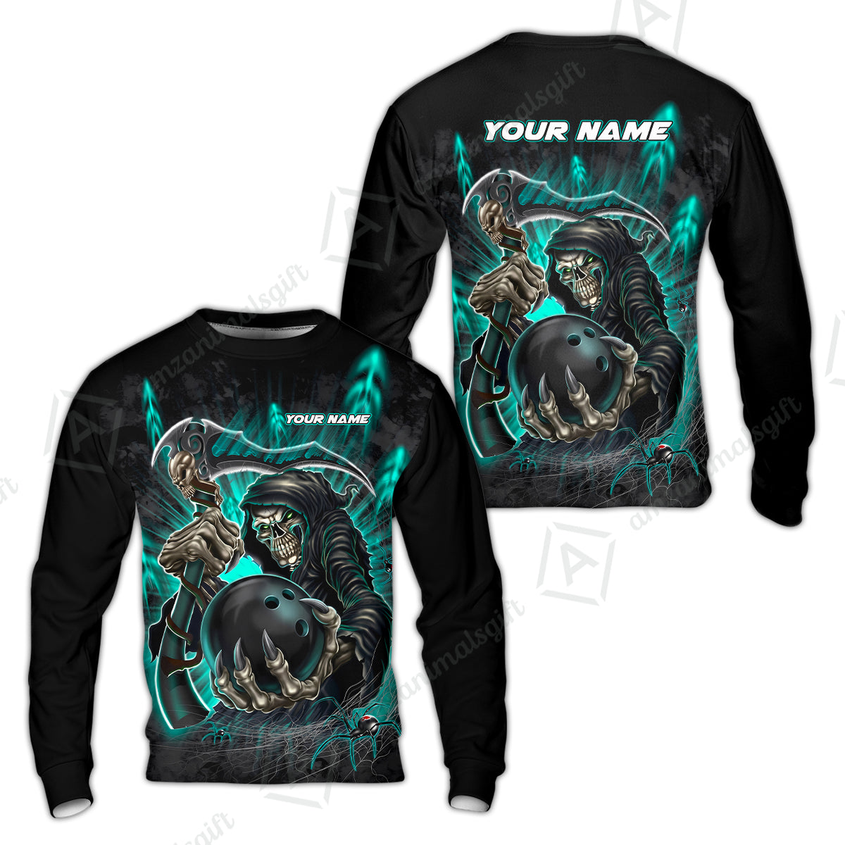 Sweatshirt||Turquoise