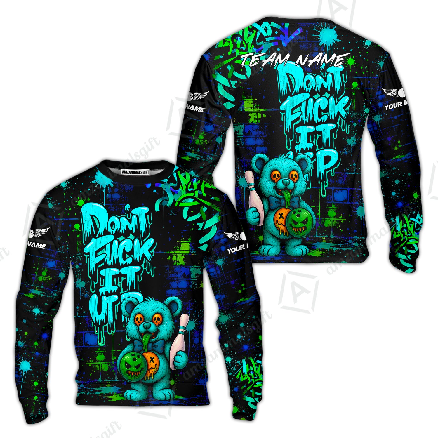 Sweatshirt||Turquoise