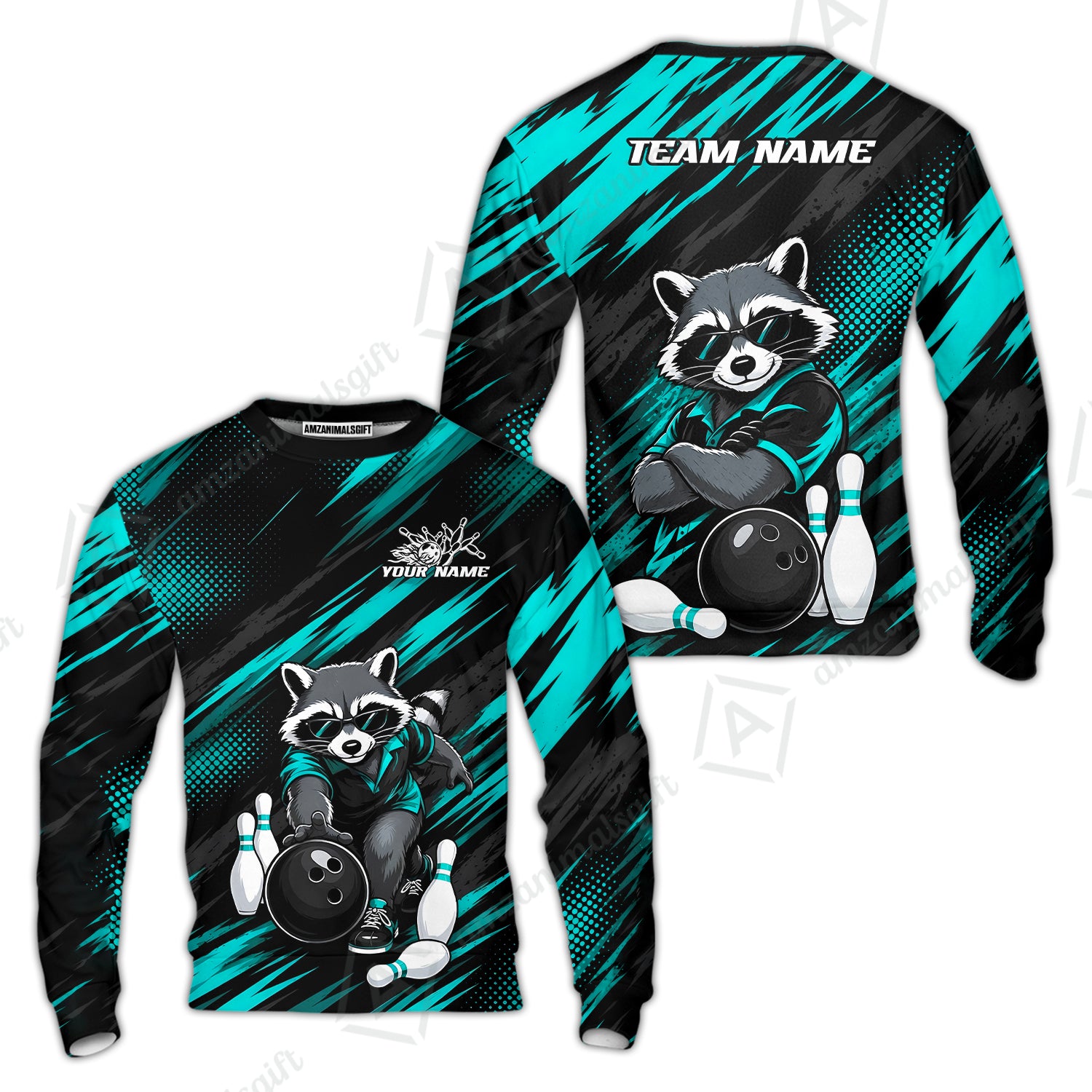 Sweatshirt||Turquoise