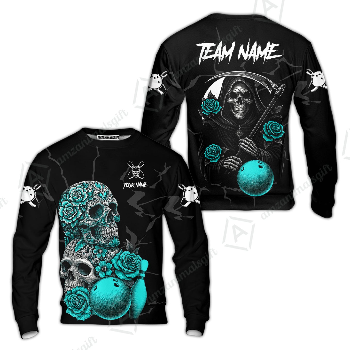 Sweatshirt||Turquoise