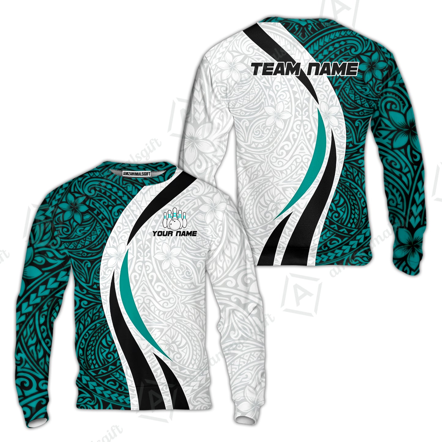 Sweatshirt||Turquoise