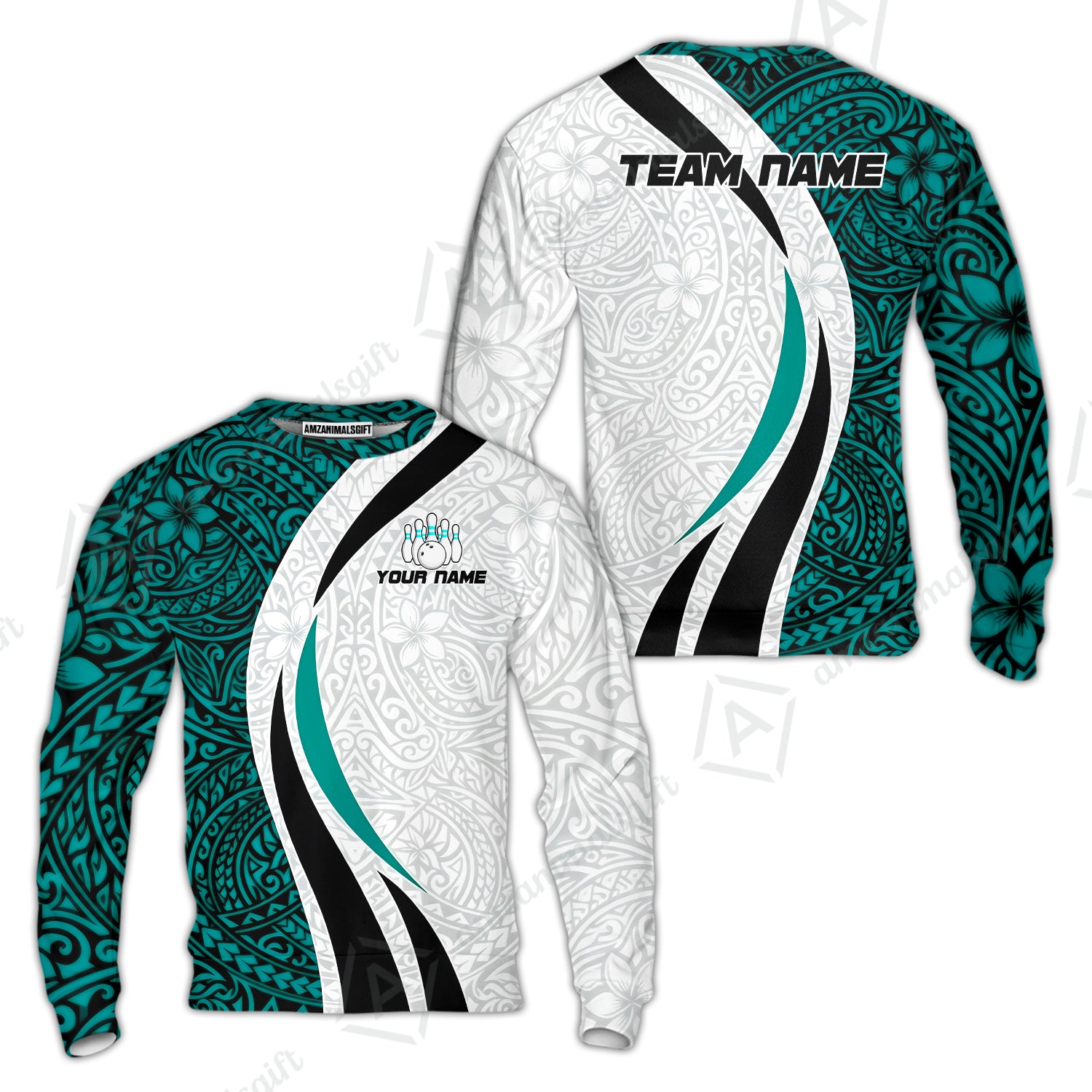Sweatshirt||Turquoise