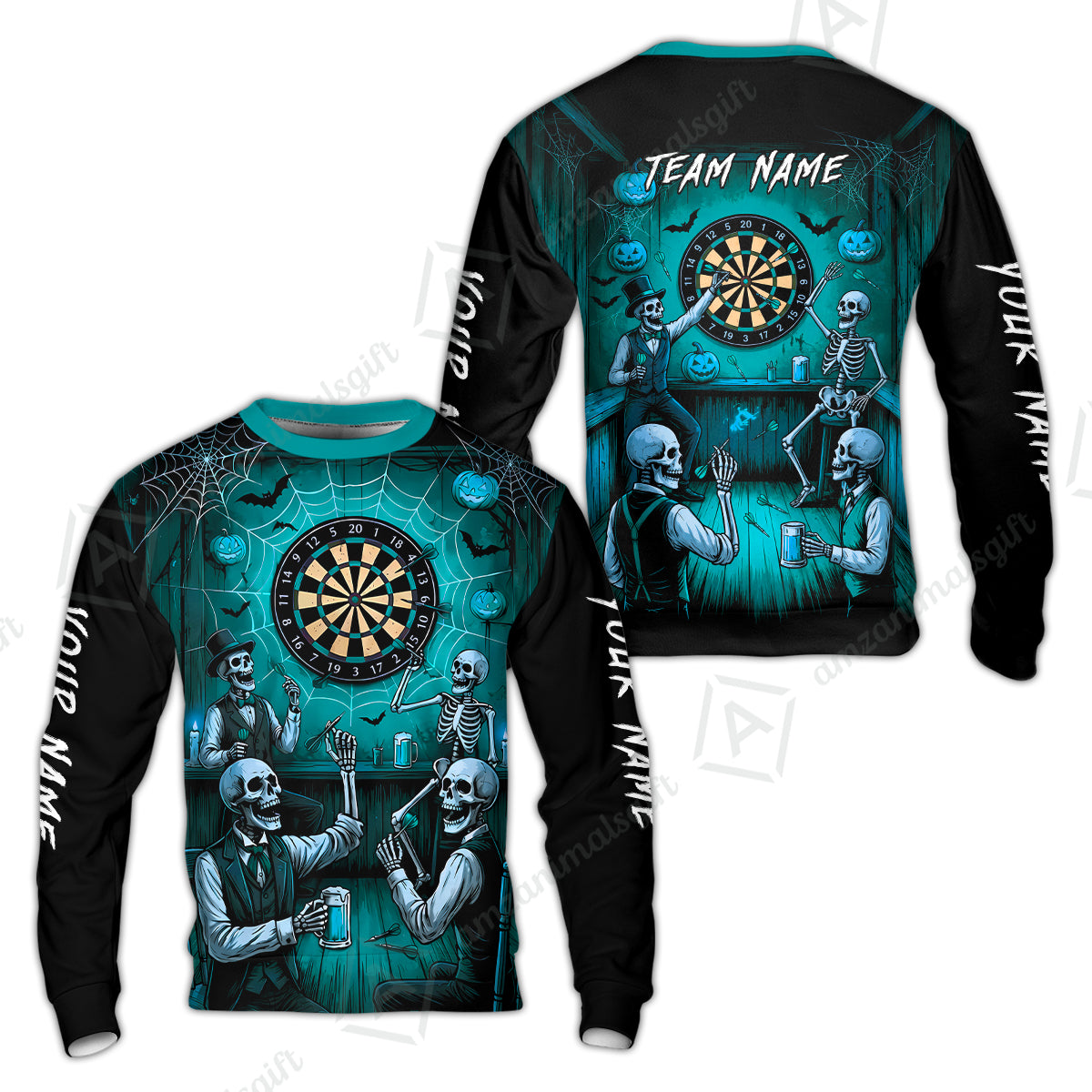 Sweatshirt||Turquoise