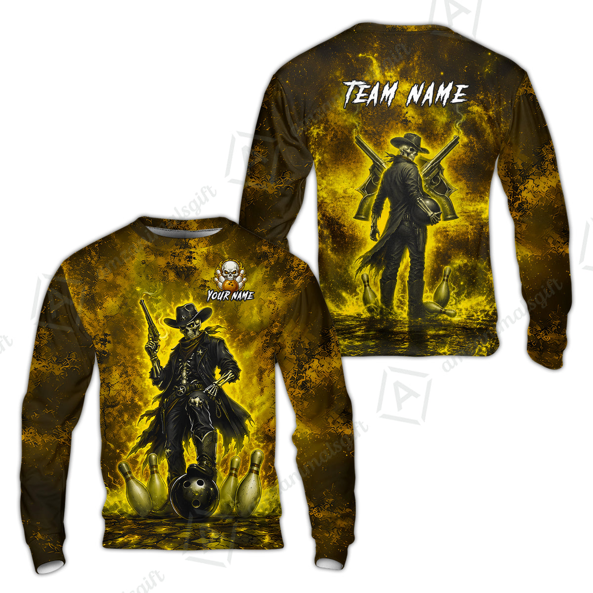 Sweatshirt||Yellow