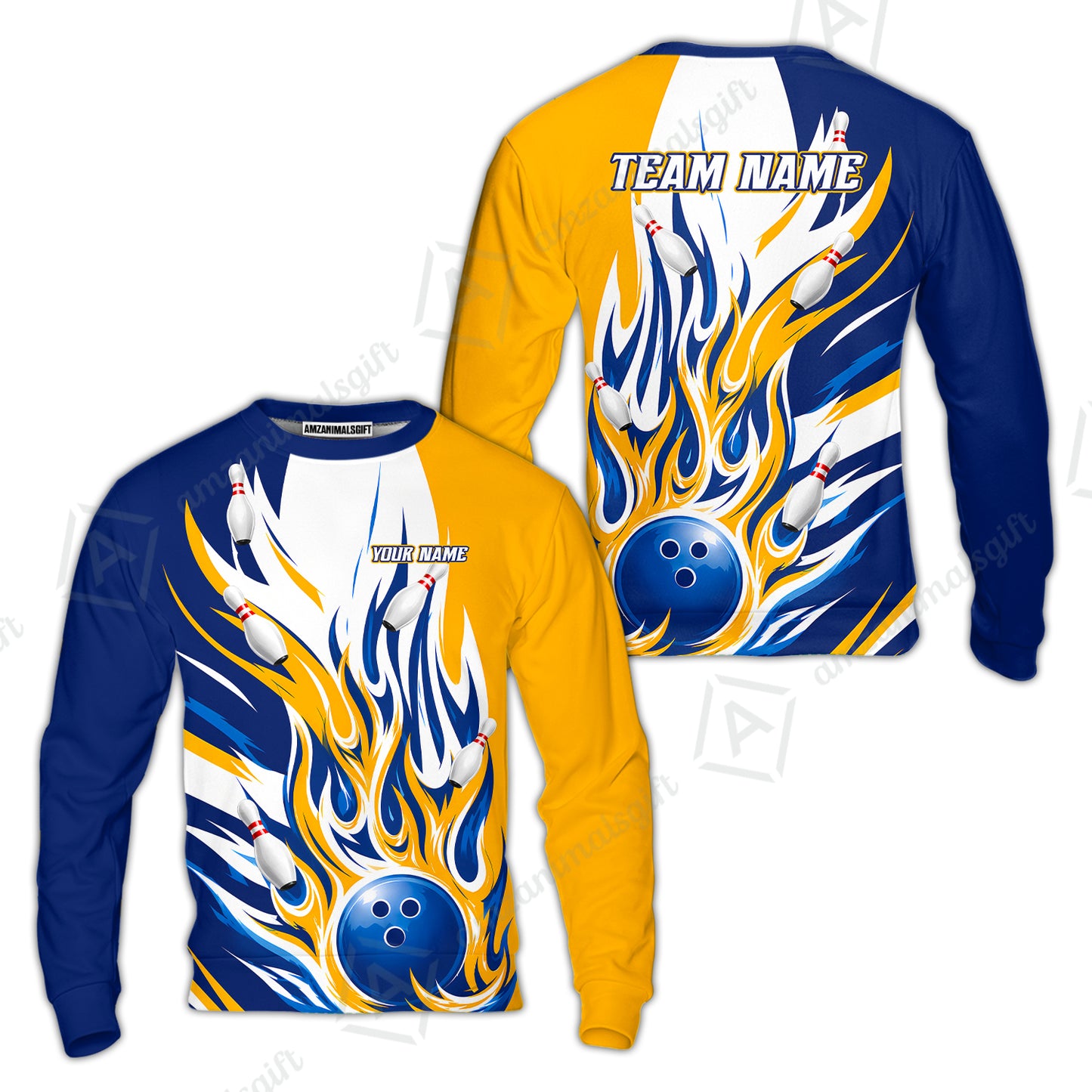 Sweatshirt||Yellow Blue