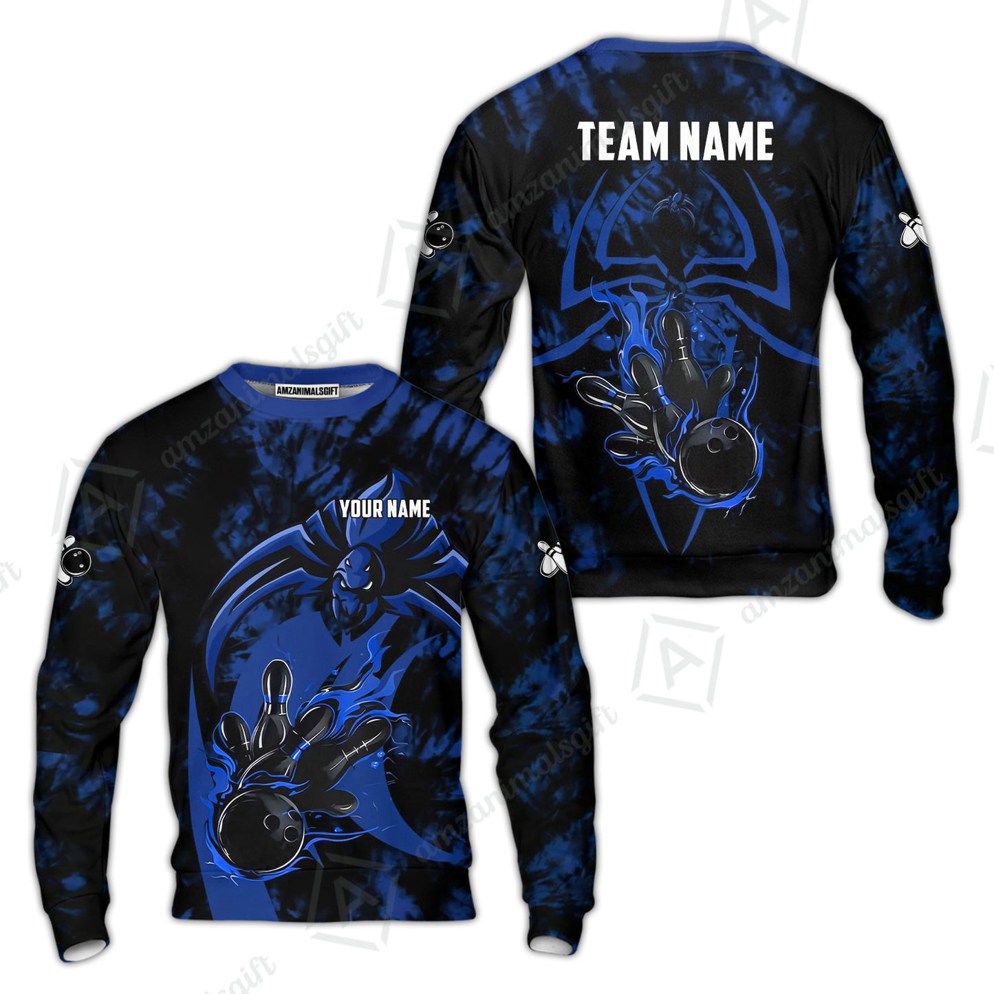 Custom Bowling Jersey Polo Shirt, Neon Venom Spider Monster, Custom Bowling Jersey Team Shirt For Players With Name and Team Name