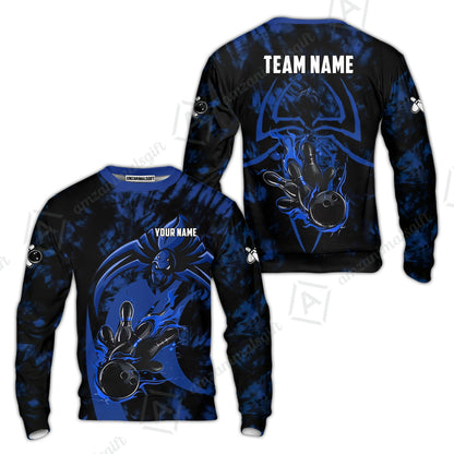 Custom Bowling Jersey Polo Shirt, Neon Venom Spider Monster, Custom Bowling Jersey Team Shirt For Players With Name and Team Name