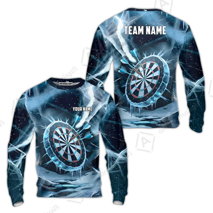 Custom Darts Team Jersey, Personalized Ice Strike Darts Polo Shirt For Players With Name & Team Name