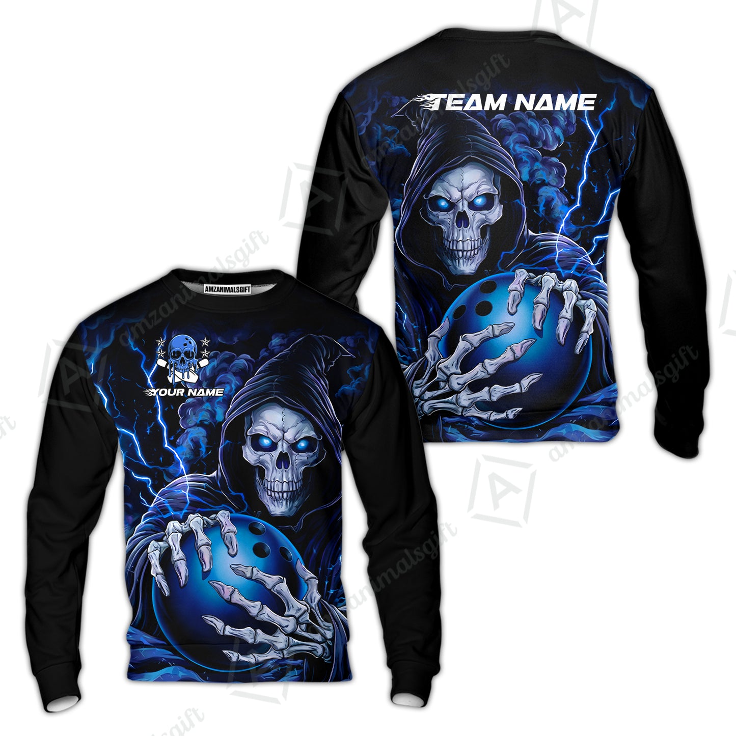 Custom Bowling Jersey Polo Shirt, The Death Hold Bowling Ball, Custom Bowling Jersey Team Shirt For Players With Name & Team Name