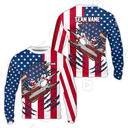 Custom Bowling Jersey Polo Shirt, Monster Strike Bowling Custom Bowling Jersey Team Shirt For Players With Name & Team Name