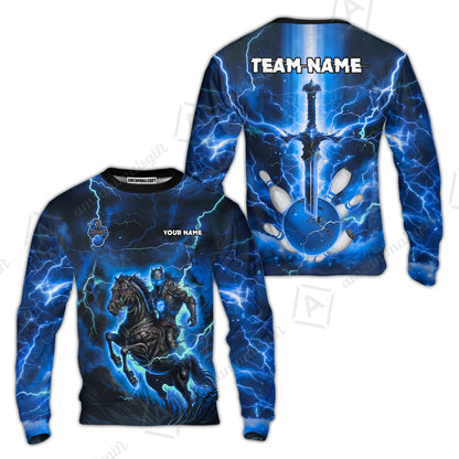 Custom Bowling Jersey Polo Shirt, Dark Knight Bowling, Custom Bowling Jersey Team Shirt For Players With Name & Team Name