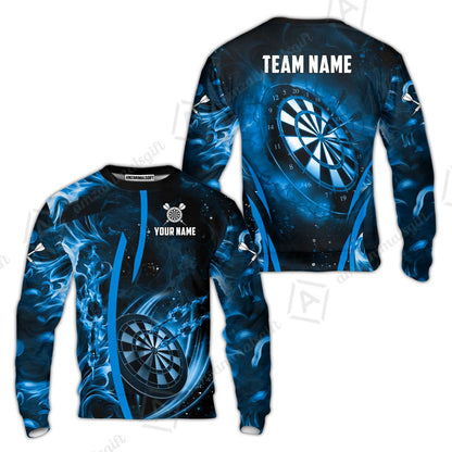 Custom Darts Jersey Polo Shirt, Vibrant Neon Darts, Custom Dart Jersey Team Shirt For Players With Name & Team Name