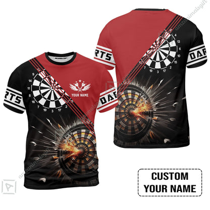 Customized Red Darts Sweatshirt, Custom Darts For Team Sweatshirt