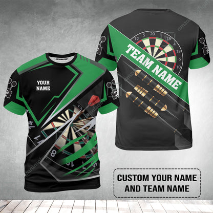 Personalized Darts T-Shirt - Custom Name & Team Name Darts T-Shirt