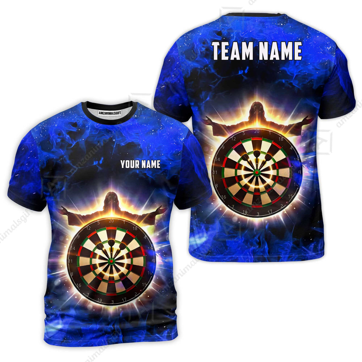 Custom Darts Team Jersey, Personalized Heavenly Strike Dart Polo Shirt For Players With Name & Team Name
