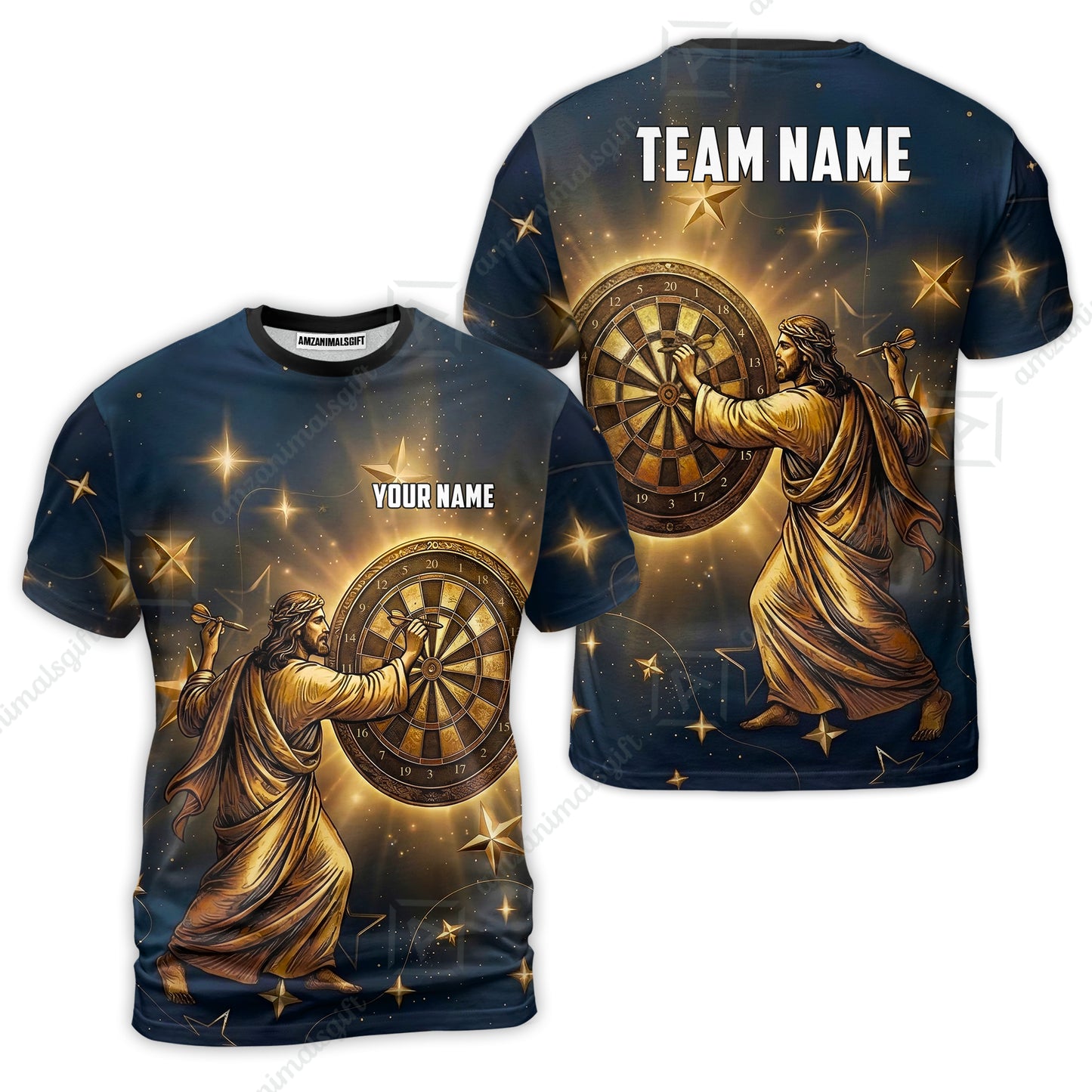 Custom Darts Team Jersey, Personalized God Darts Polo Shirt For Players With Name & Team Name