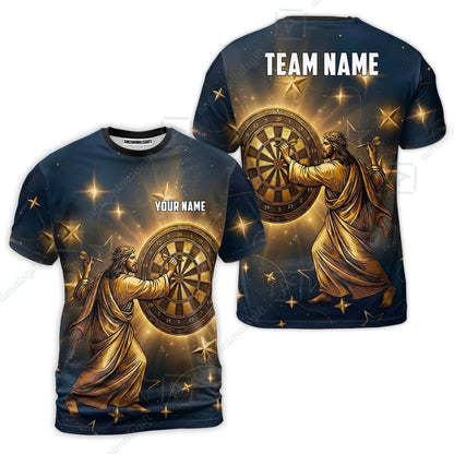 Custom Darts Team Jersey, Personalized God Darts Polo Shirt For Players With Name & Team Name
