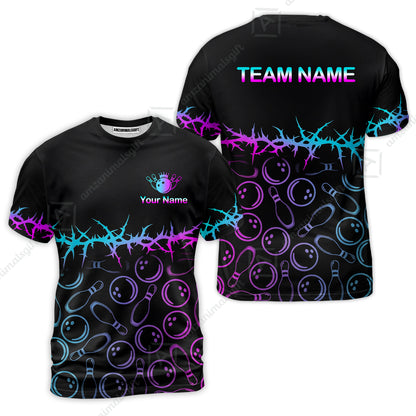 T-Shirt||Blue - Purple