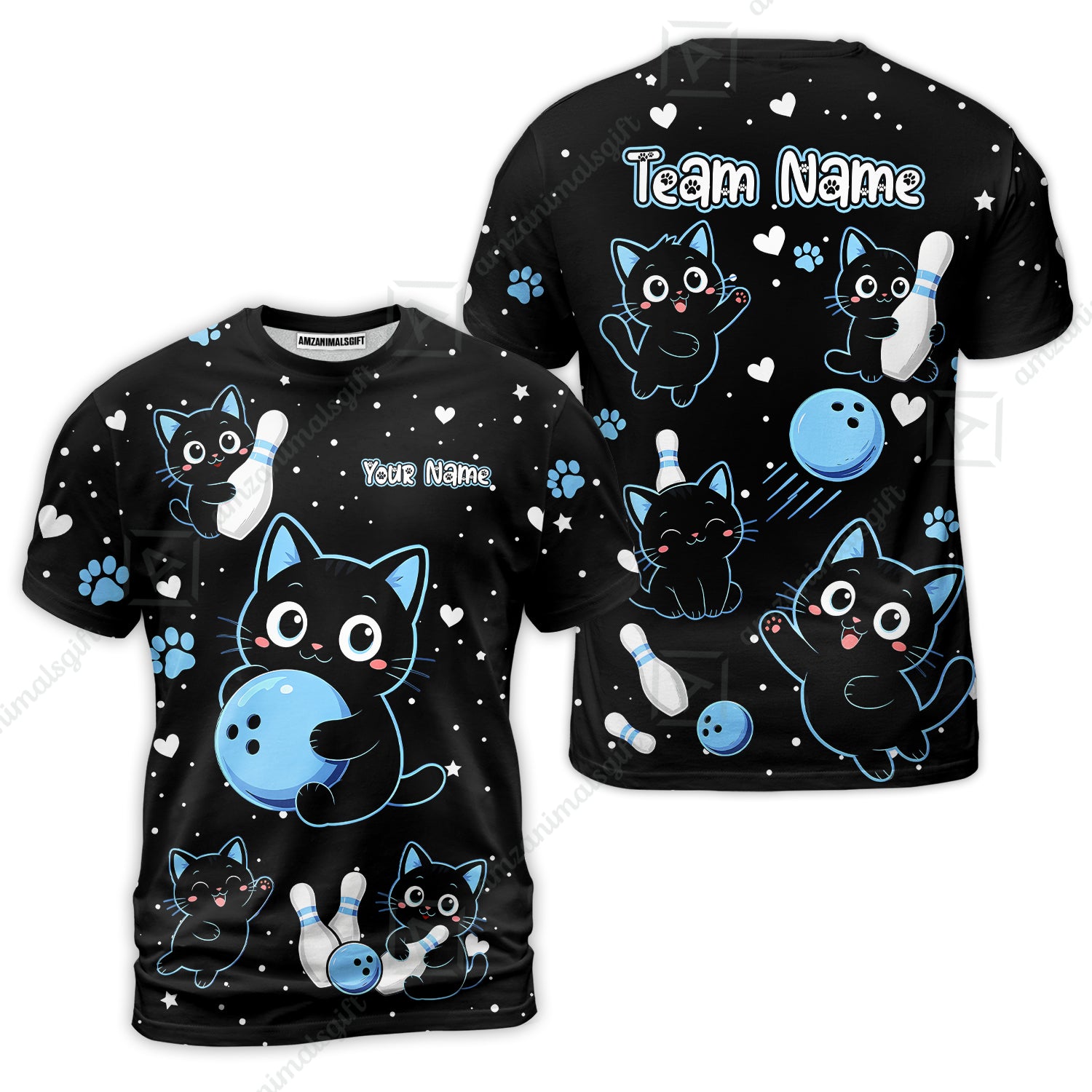 T-Shirt||Blue
