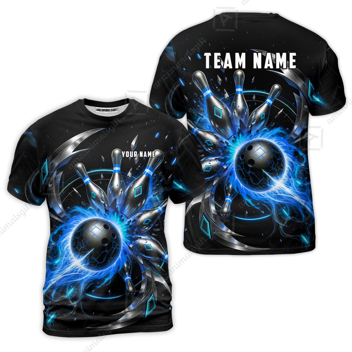 T-Shirt||Blue