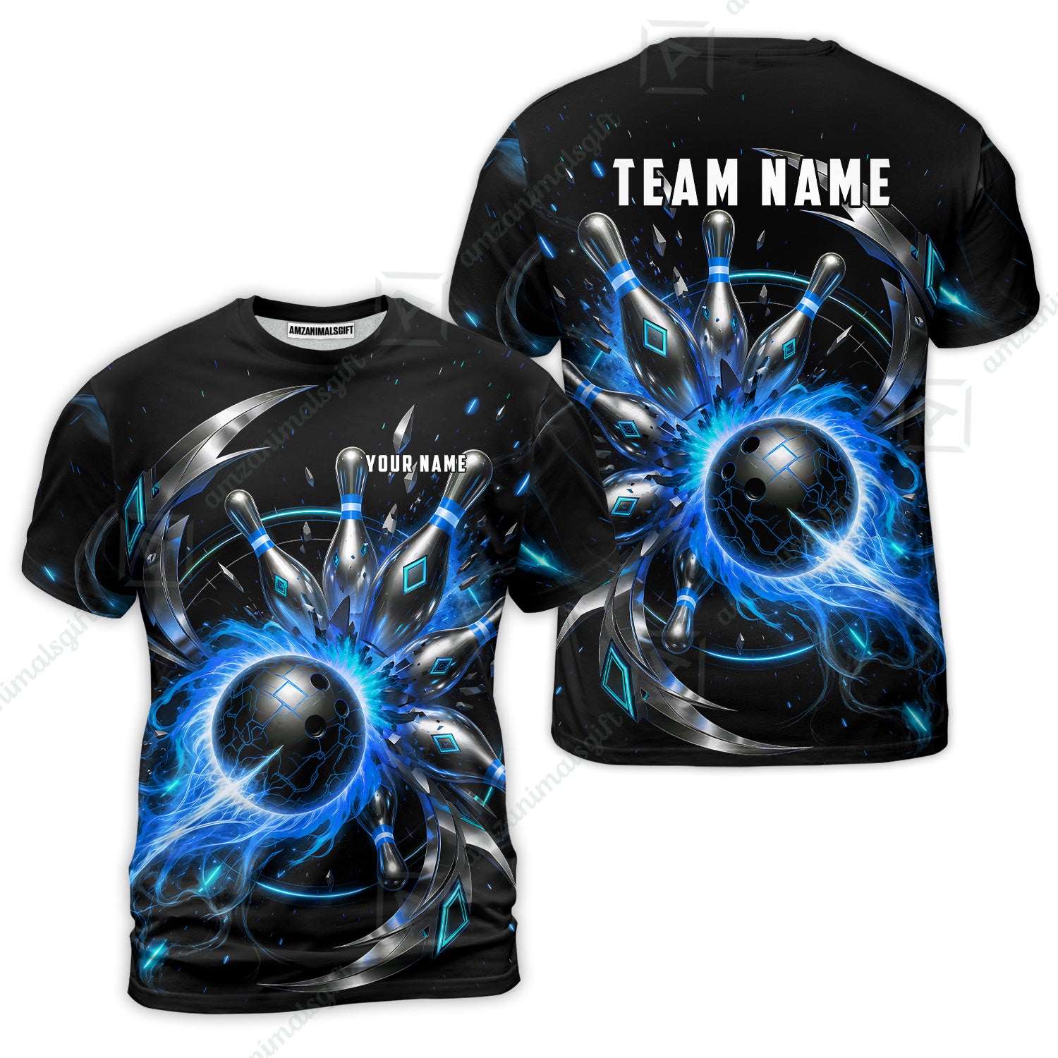 T-Shirt||Blue