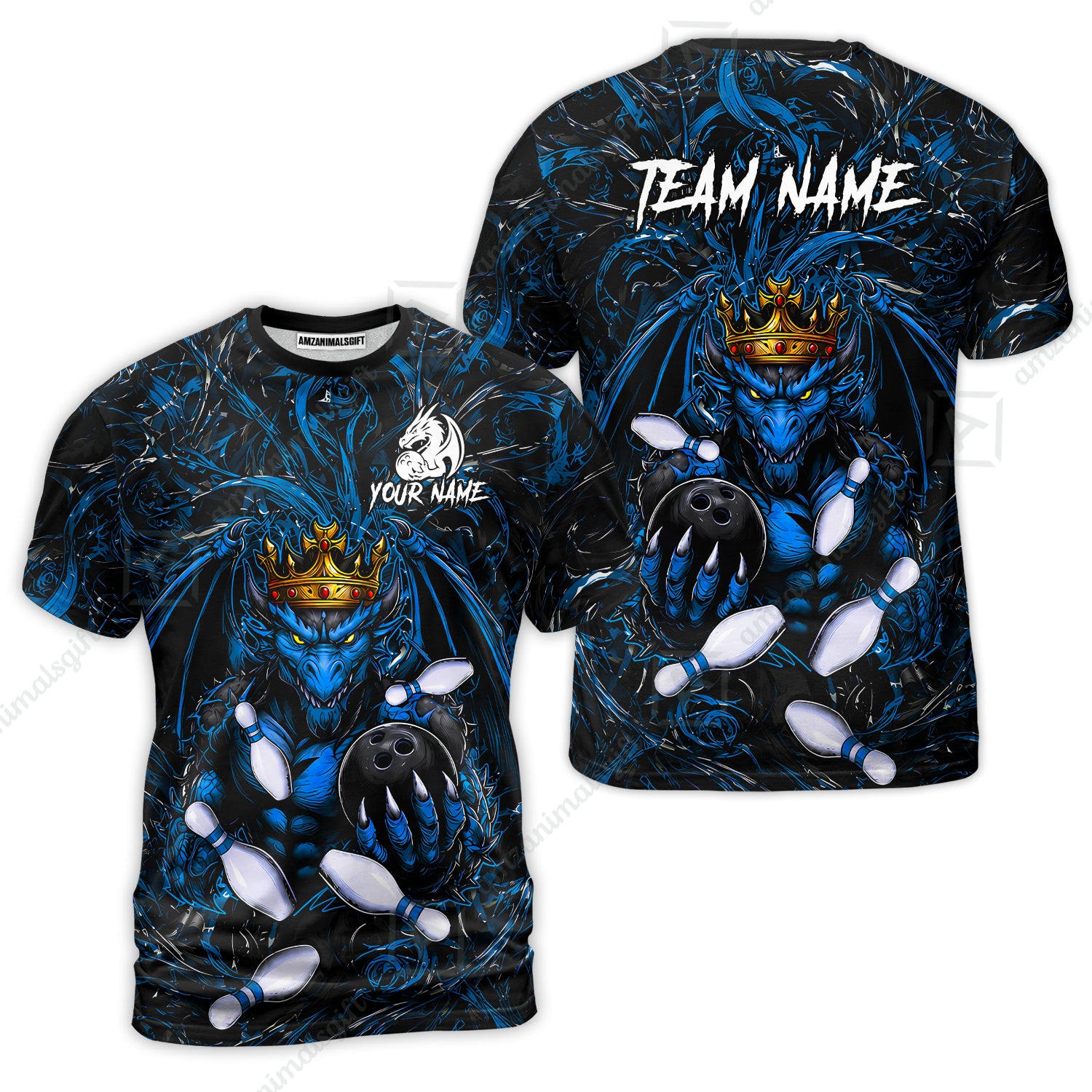 T-Shirt||Blue