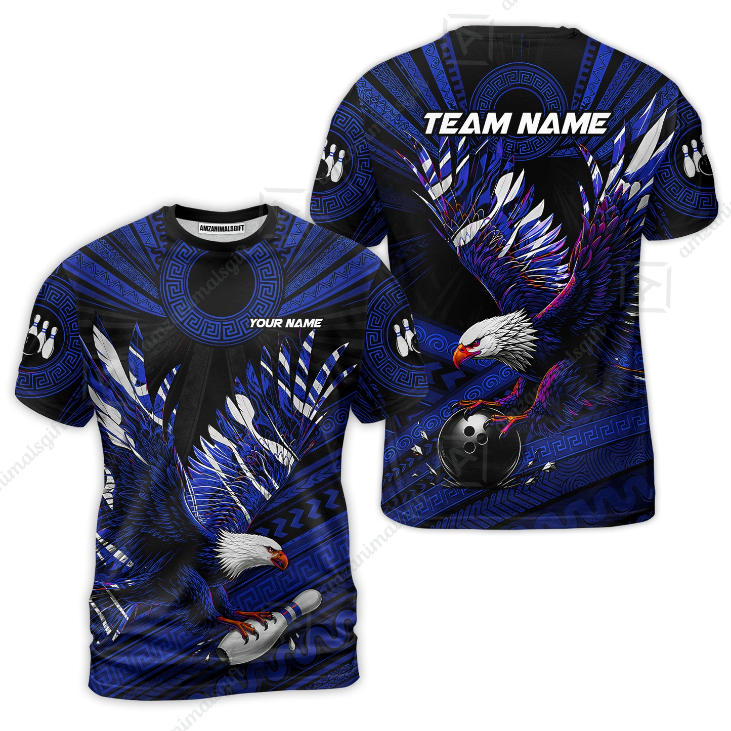 T-Shirt||Blue
