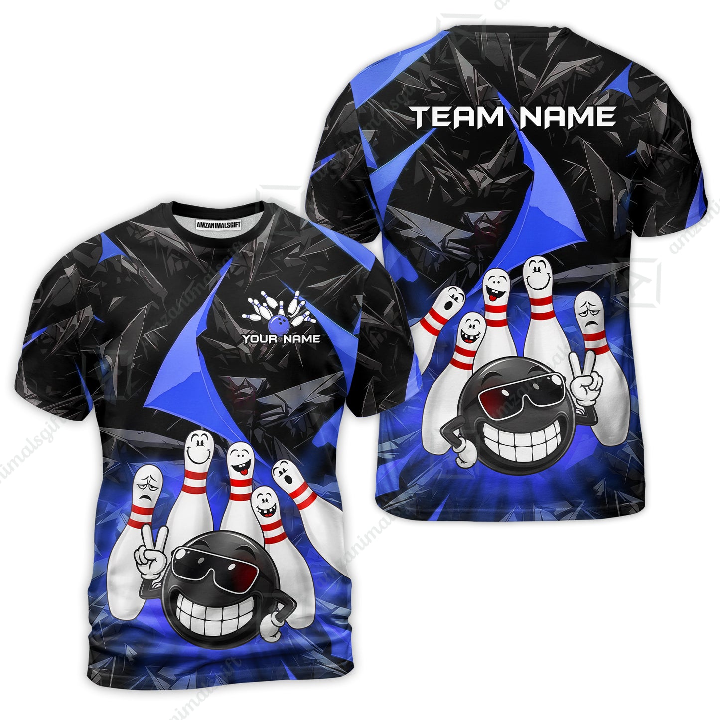 T-Shirt||Blue