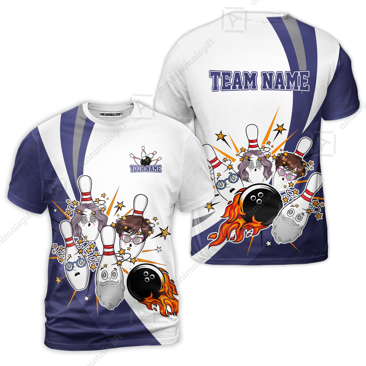 T-Shirt||Blue