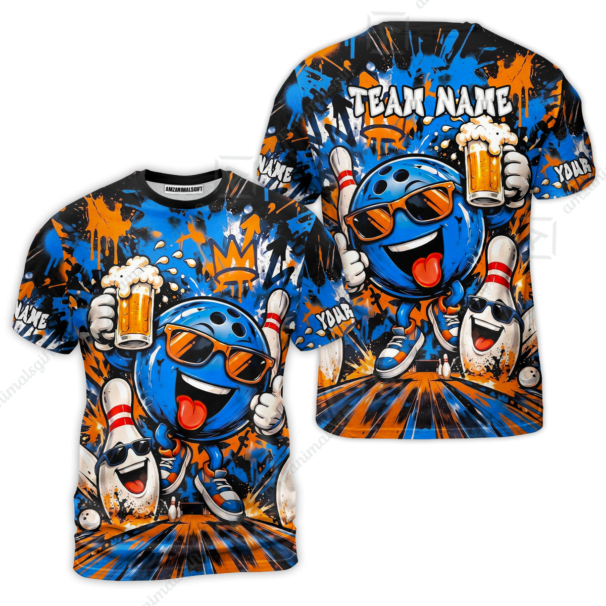 T-Shirt||Blue
