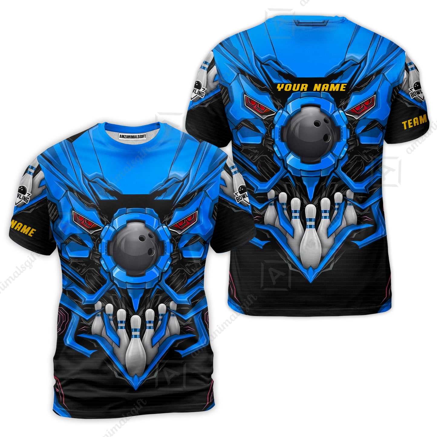 T-Shirt||Blue