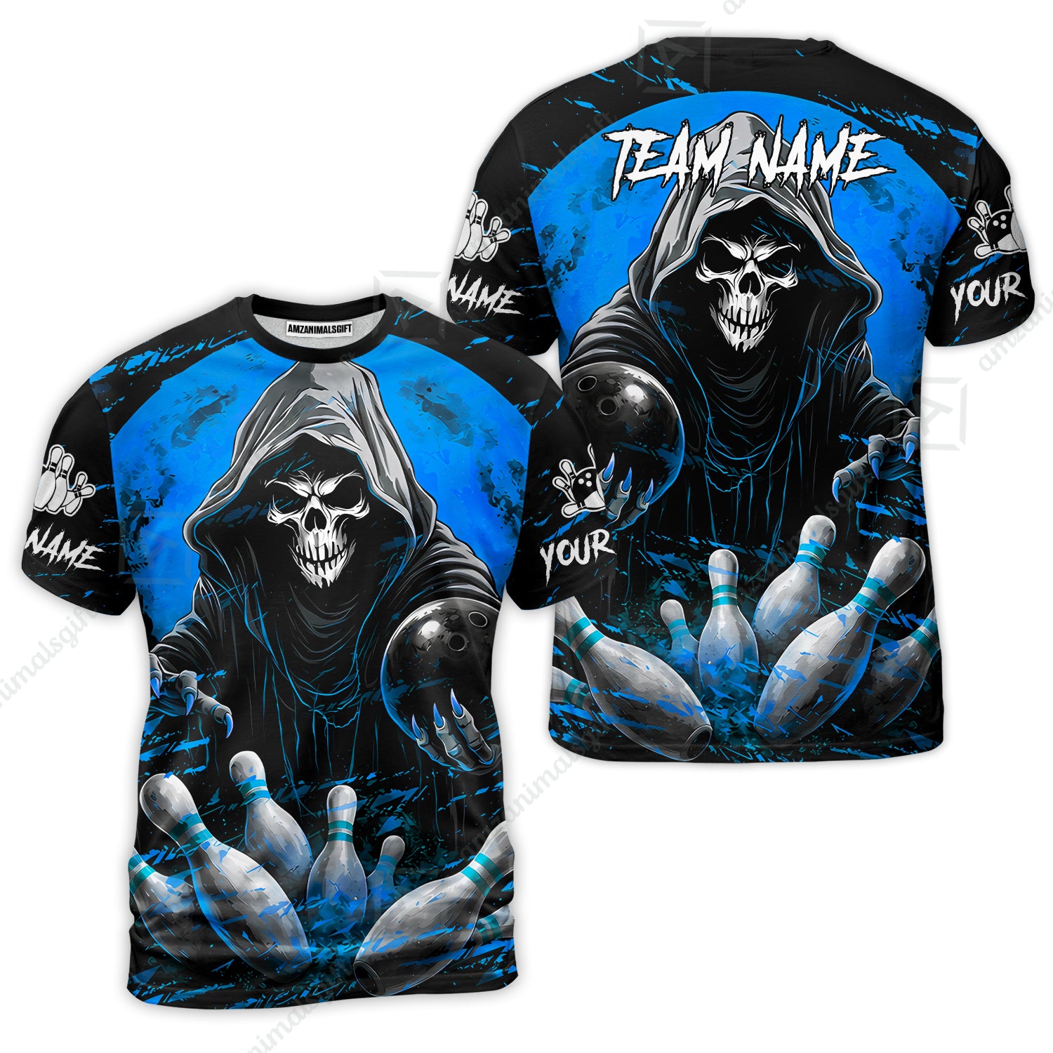 T-Shirt||Blue