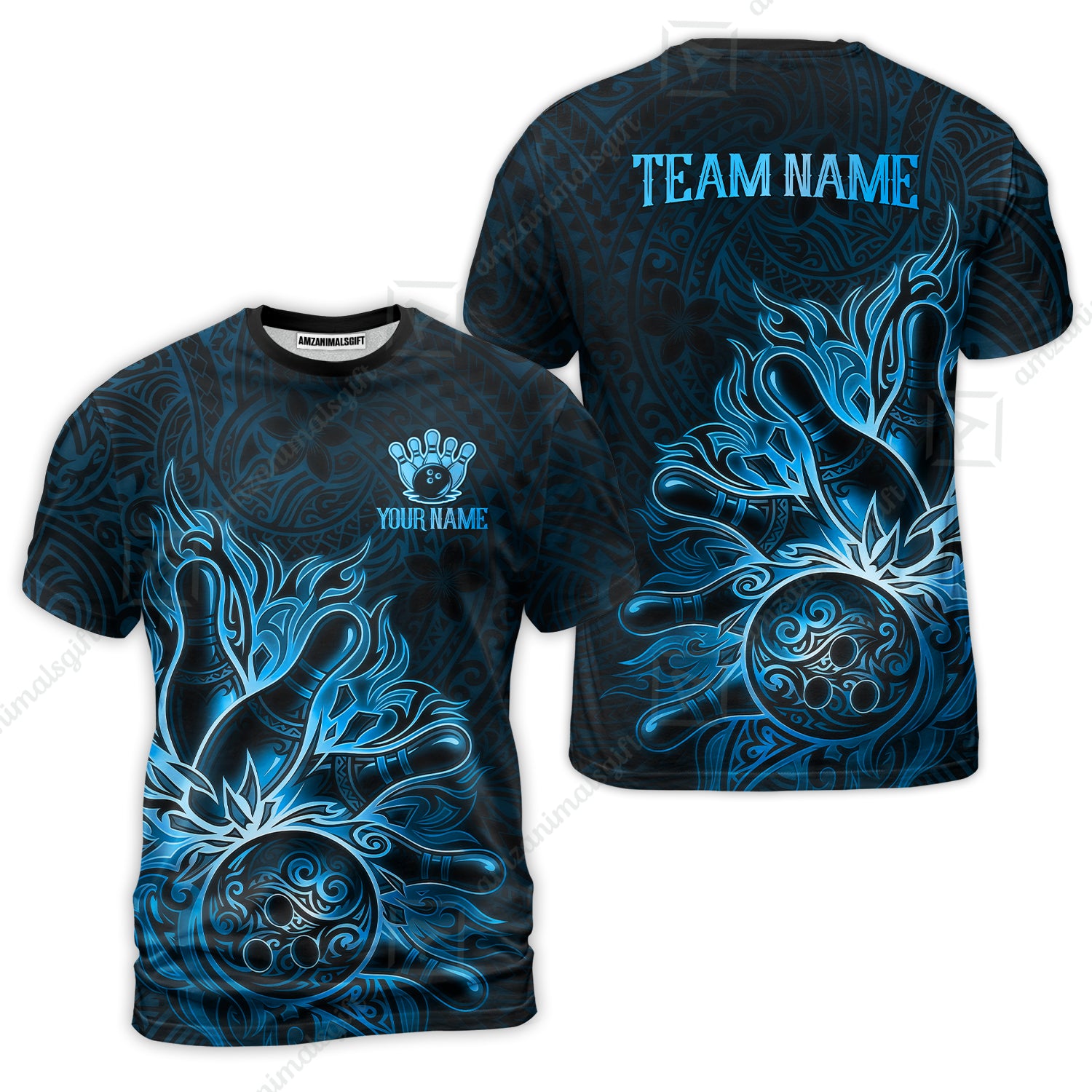 T-Shirt||Blue