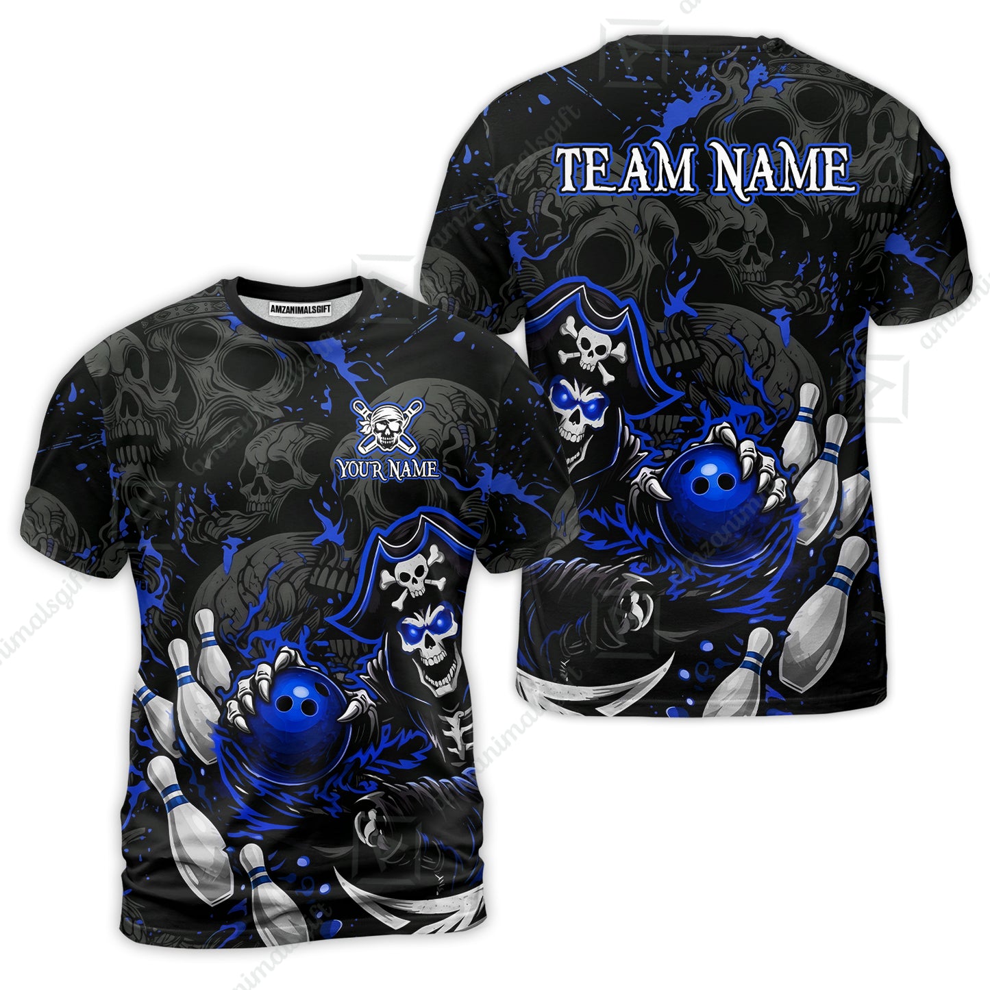T-Shirt||Blue