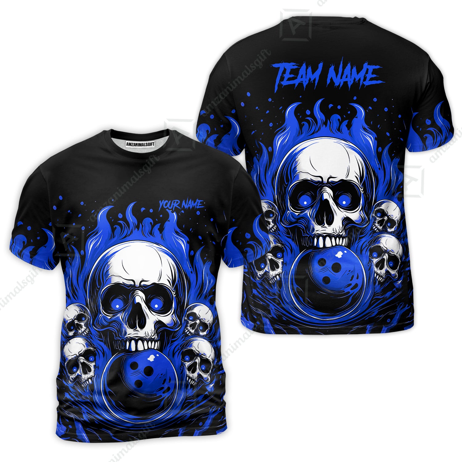 T-Shirt||Blue