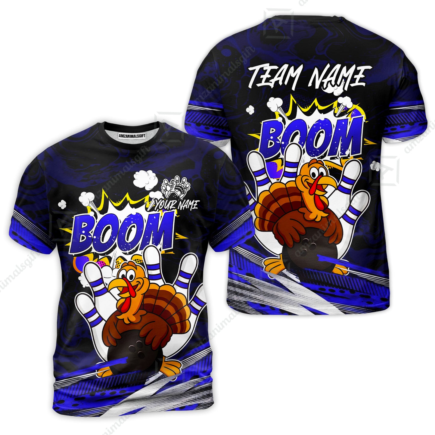 T-Shirt||Blue