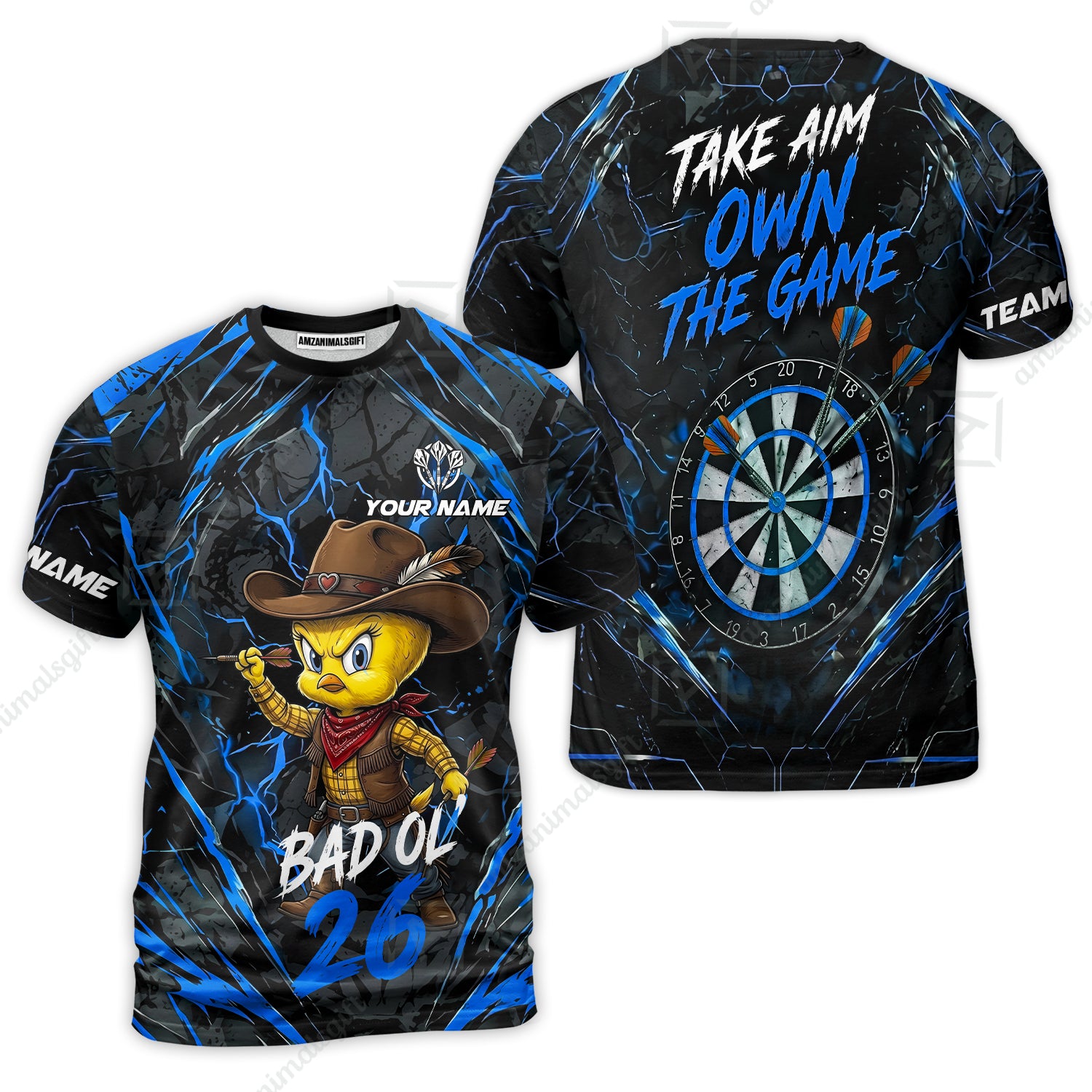 T-Shirt||Blue
