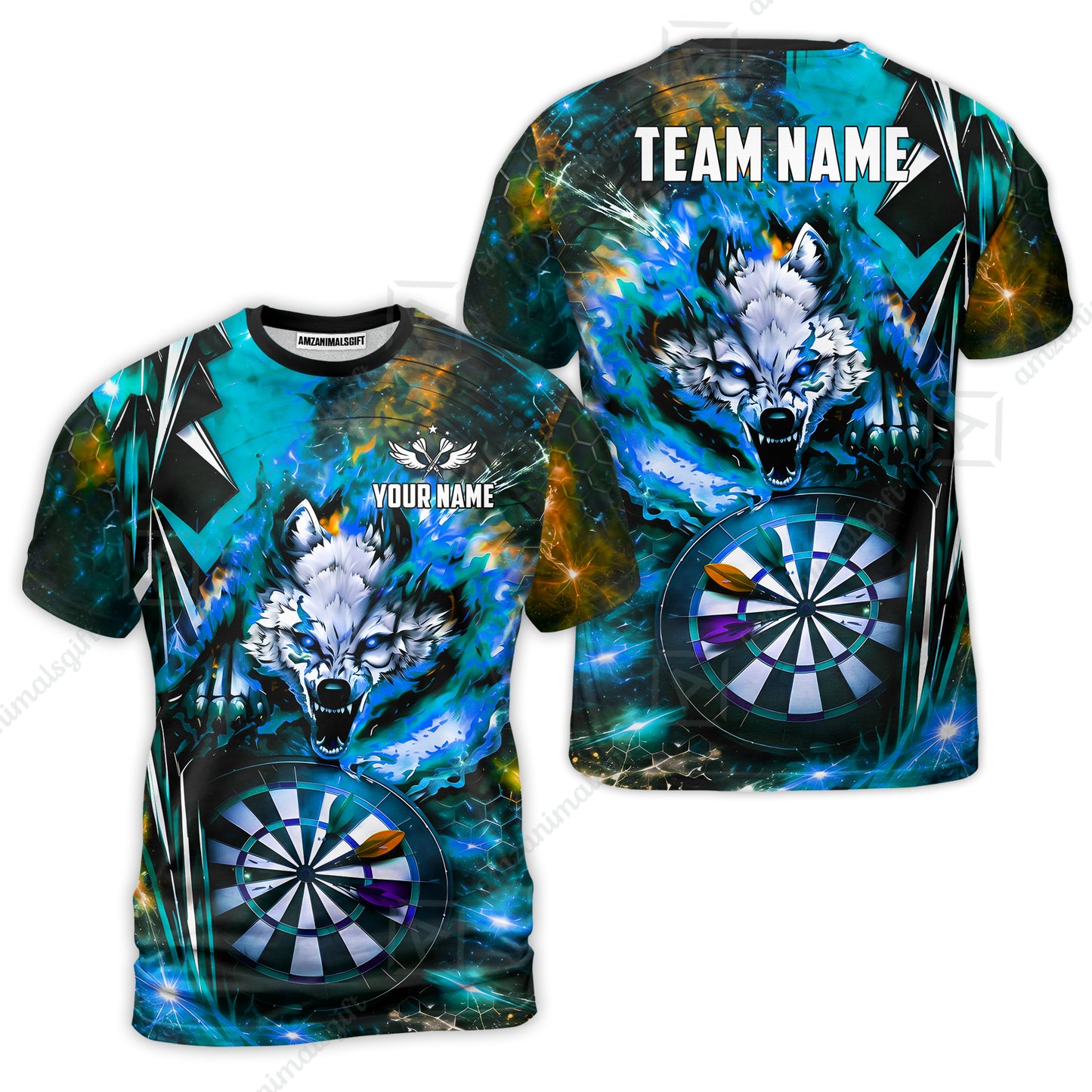 T-Shirt||Cyan