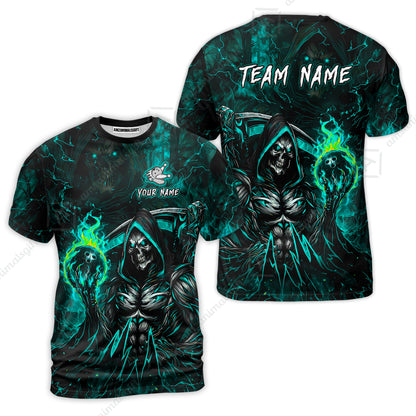T-Shirt||Cyan
