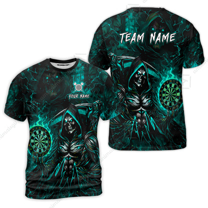 T-Shirt||Cyan