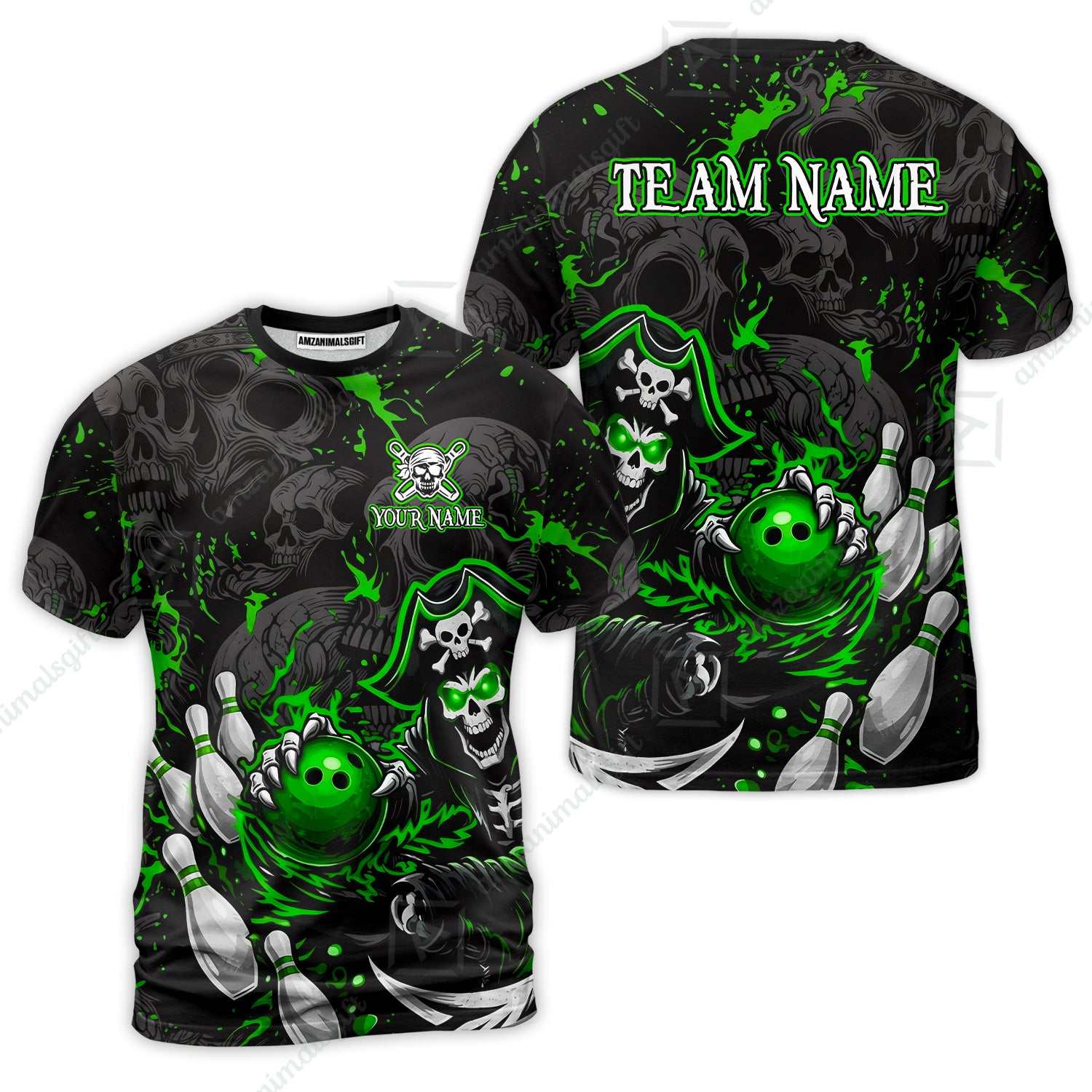 T-Shirt||Green