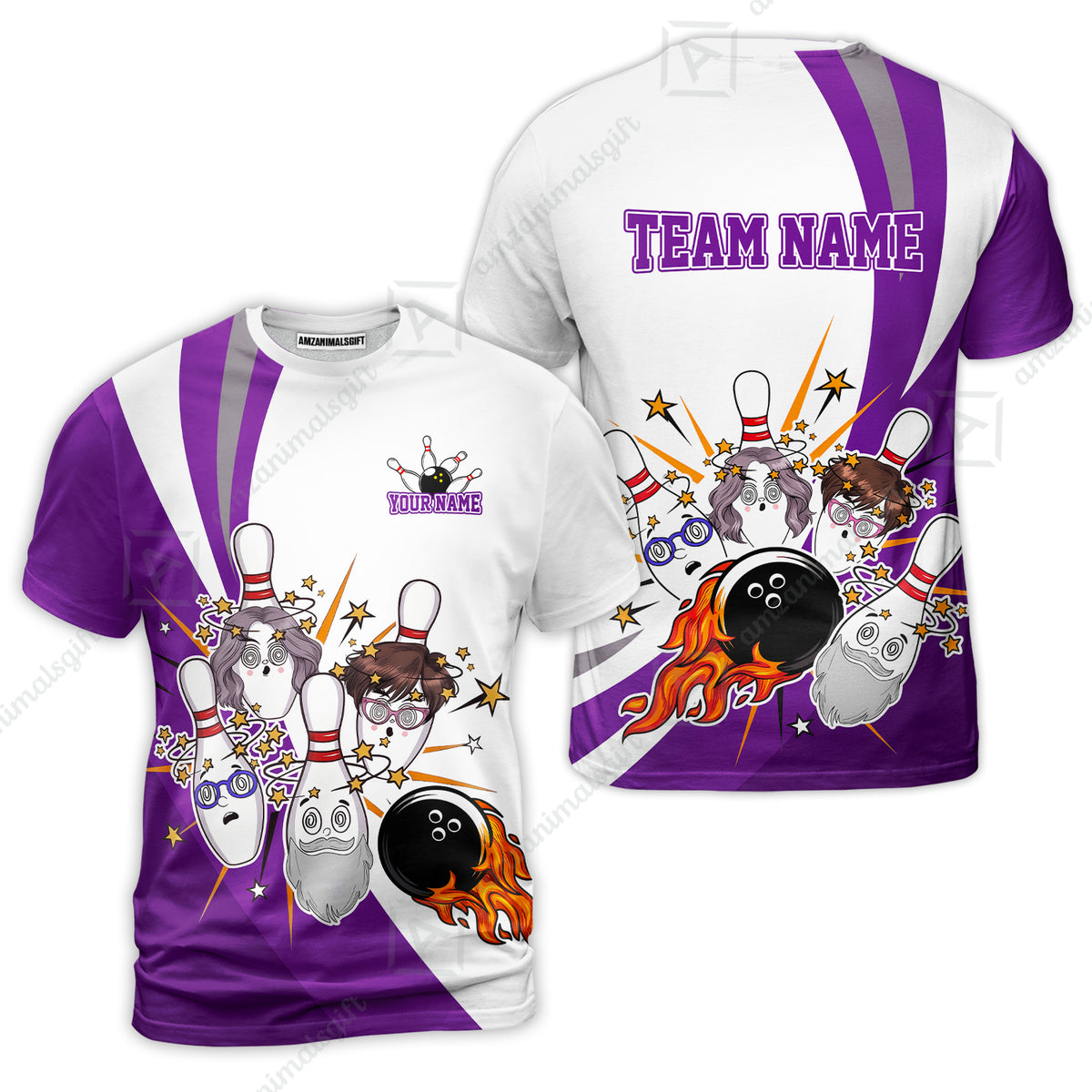T-Shirt||Purple
