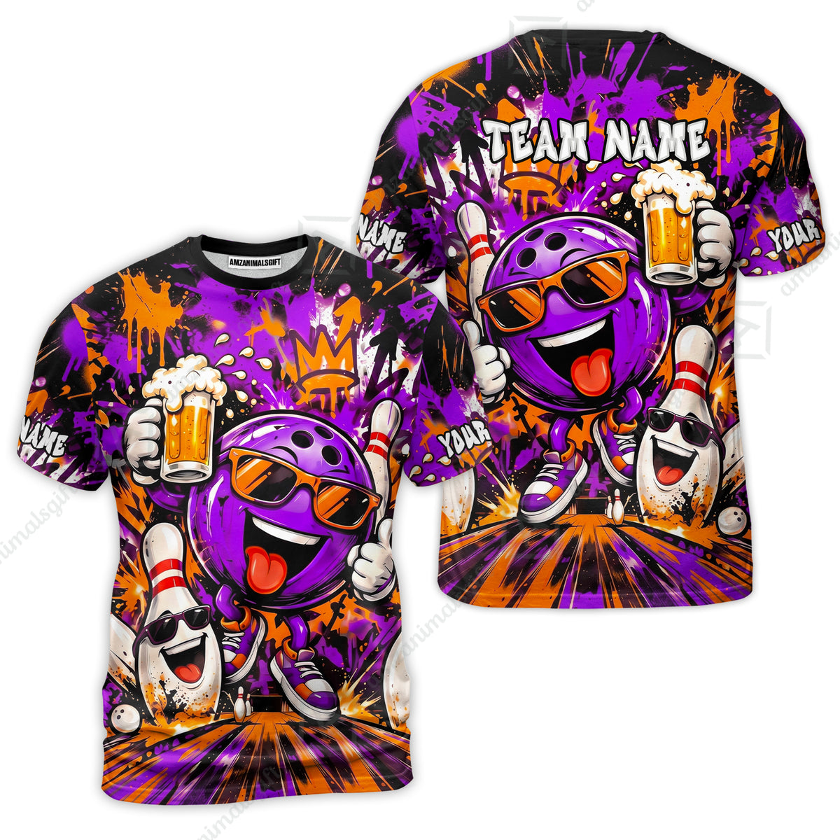 T-Shirt||Purple