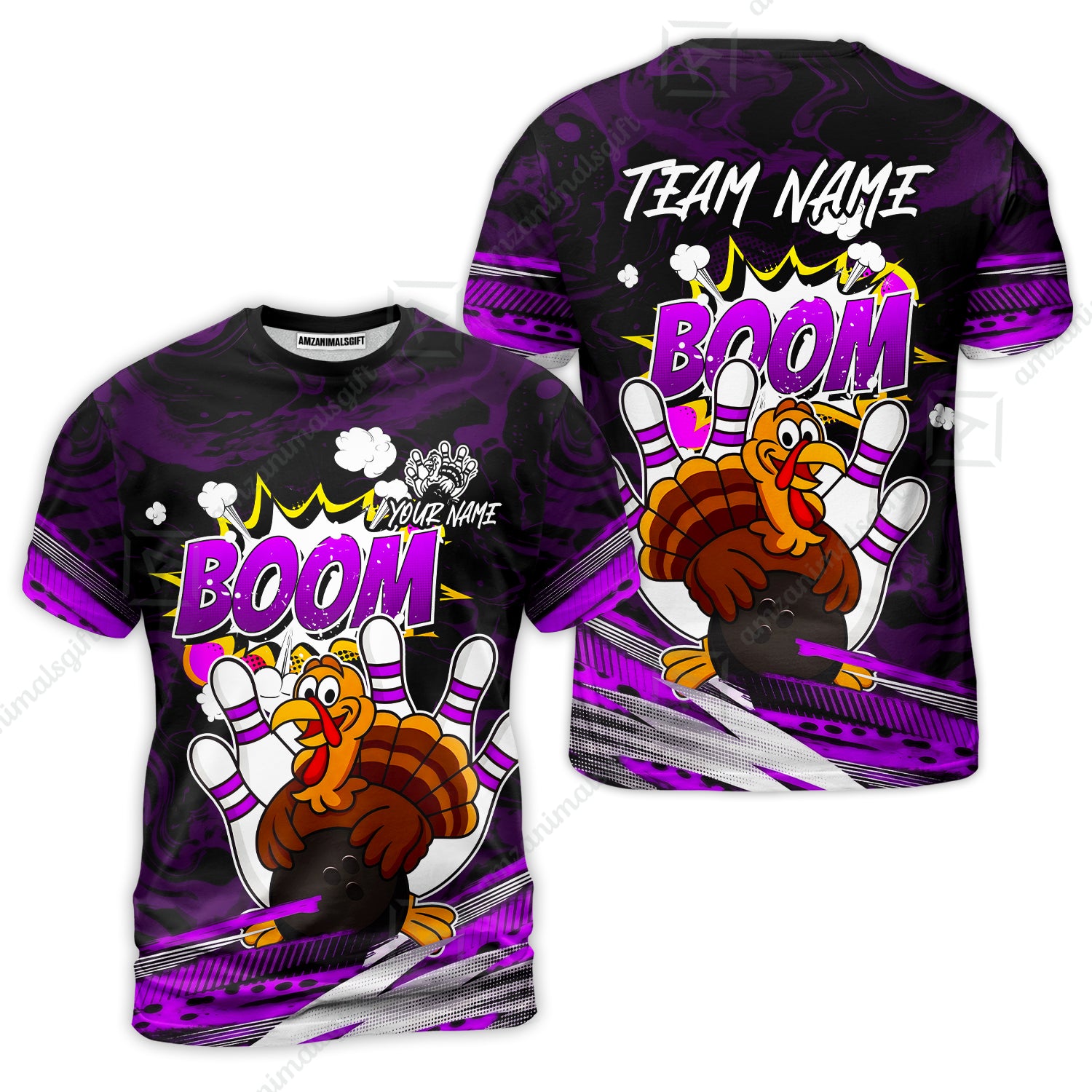 T-Shirt||Purple