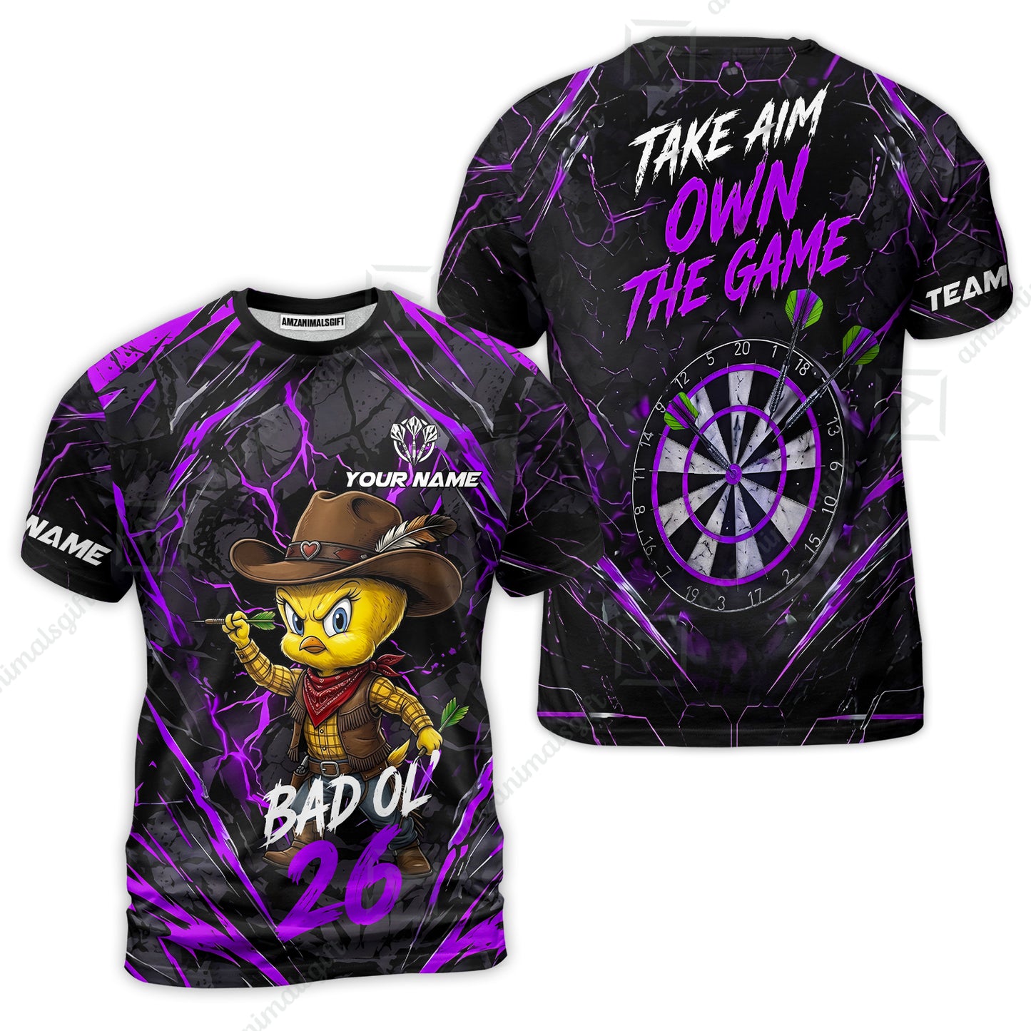 T-Shirt||Purple